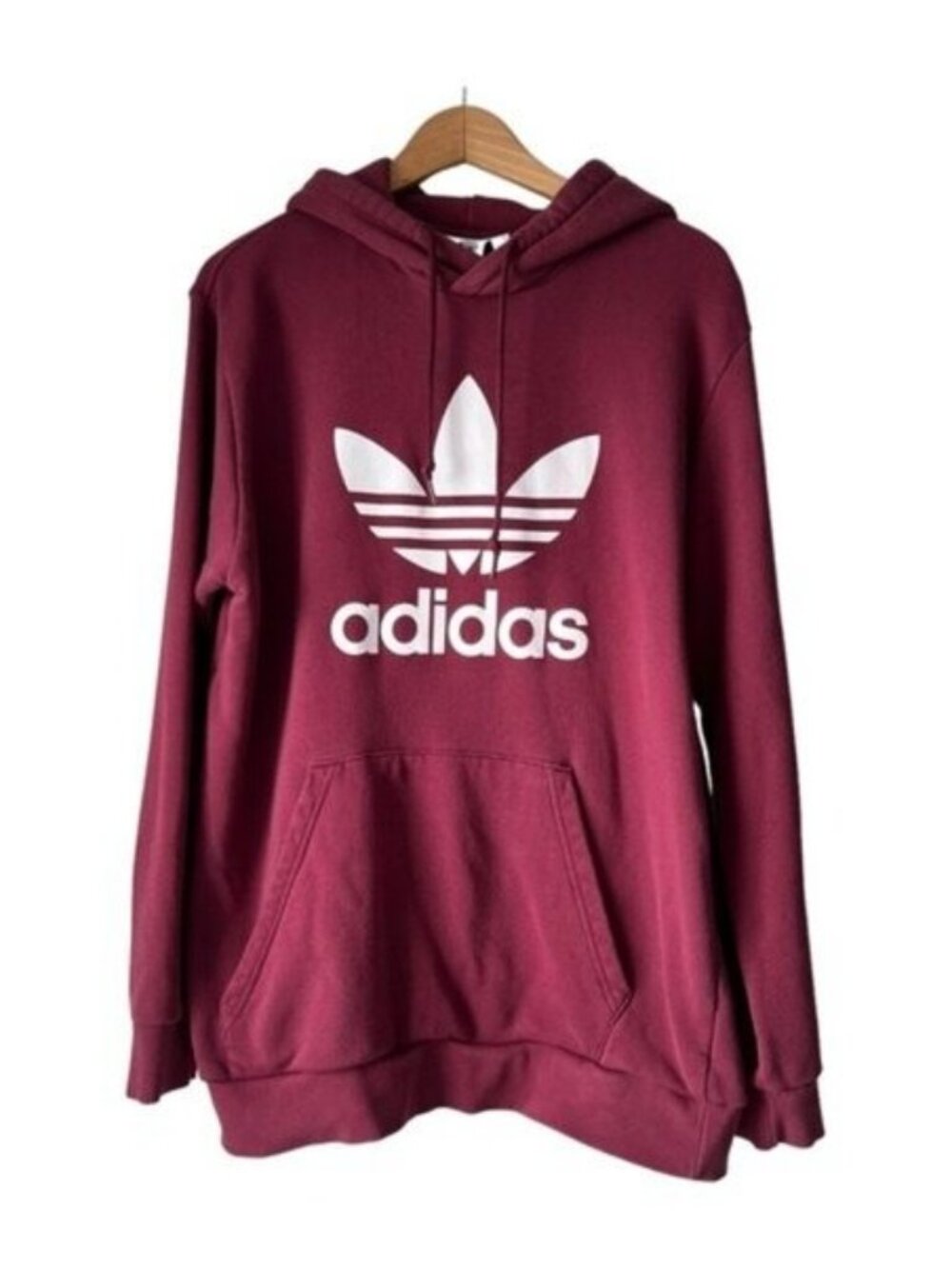 Adidas Originals Burgundy Hoodie
